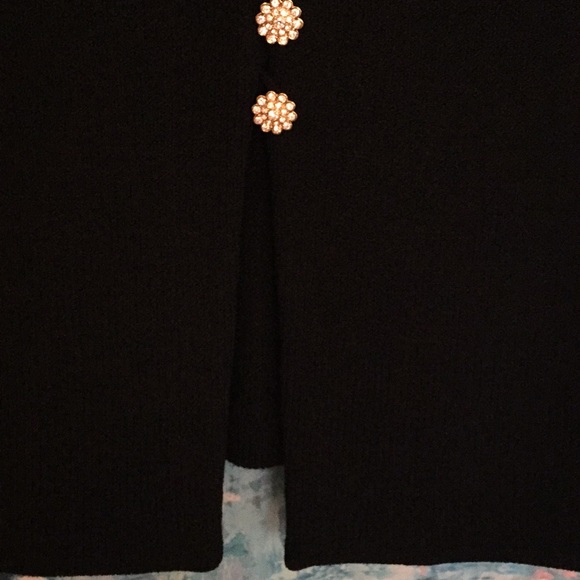 St John Evening Jacket Crystal Buttons Detachable Reverse Collar Sz 4 EC! - Picture 6 of 12